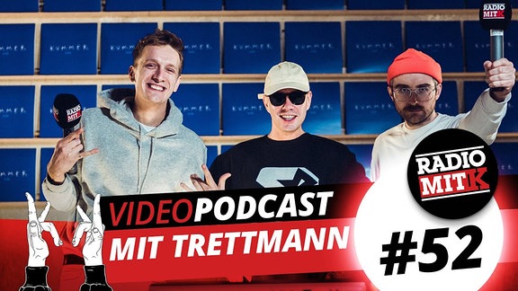 Radio mit K mit Trettmann, Thumbnail des YouTube-Videos.